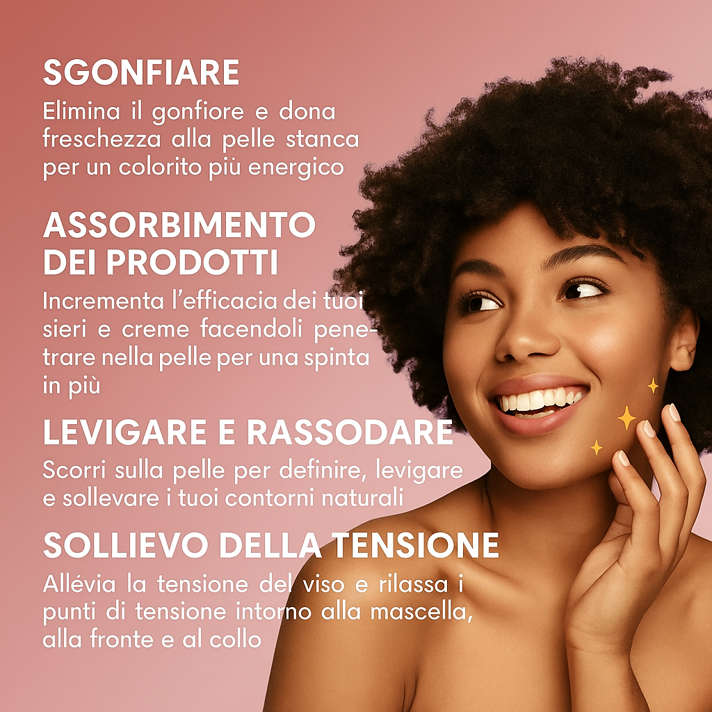 “LumaBeauty LuxeLift™ – Rullo Drenante per il Massaggio Linfatico”