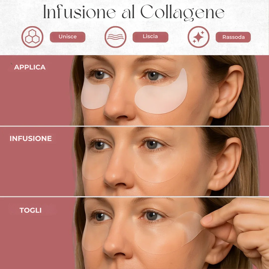 Patch istantanee rassodanti per gli occhi (8 paia)