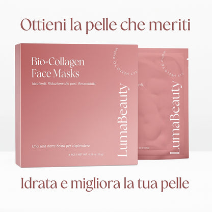 Maschera al bio-collagene attivo (4 pezzi)