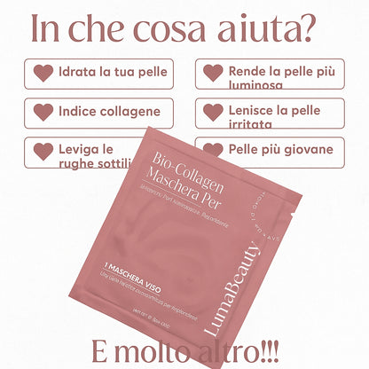 Maschera al bio-collagene attivo (4 pezzi)